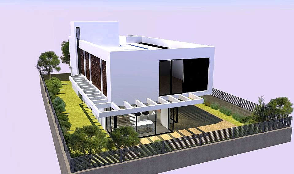 Detached House in Nir Galim — design process, photograph 2