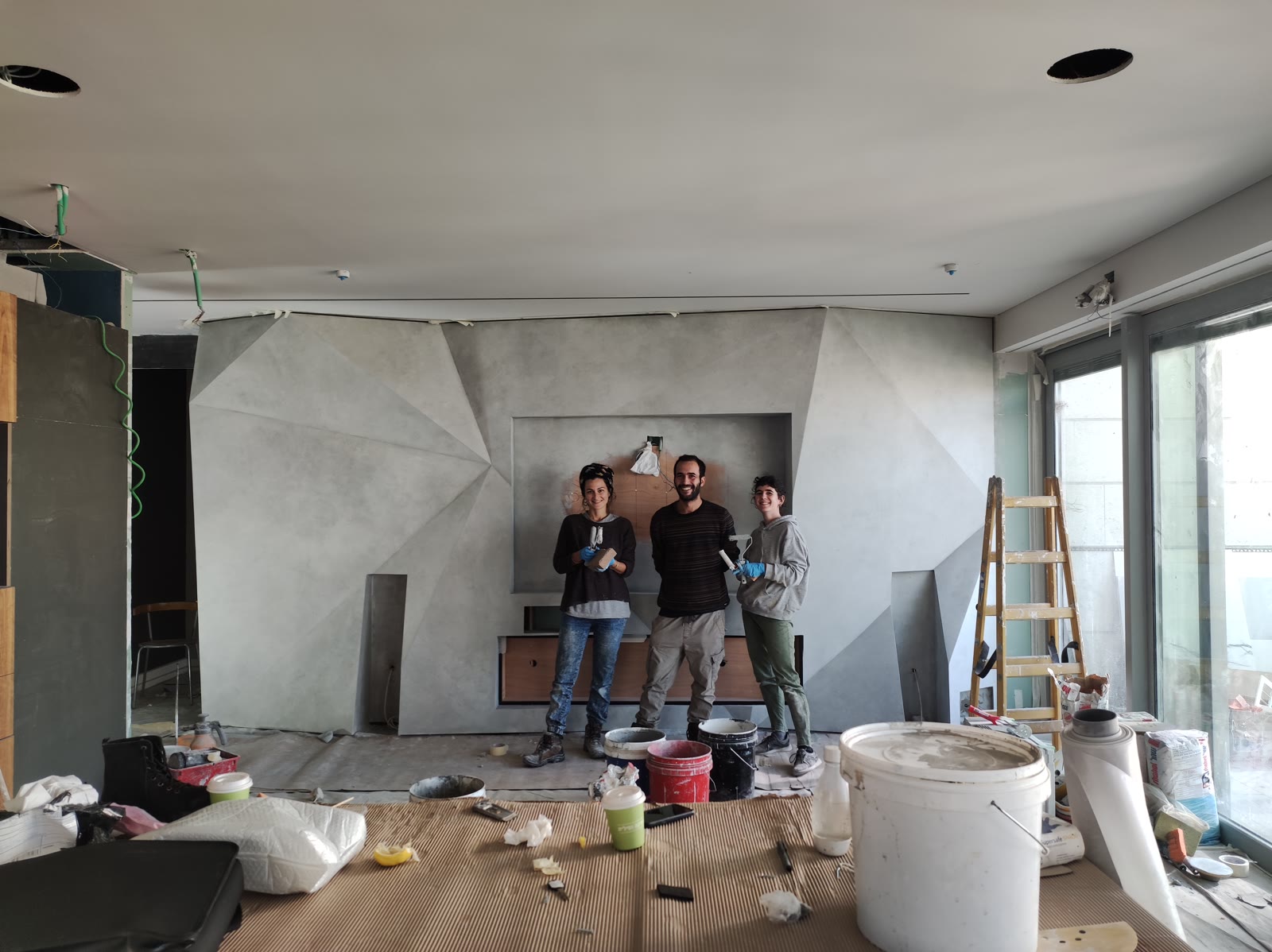 Accessible Apartment in Park Tsameret — design process, photograph 1